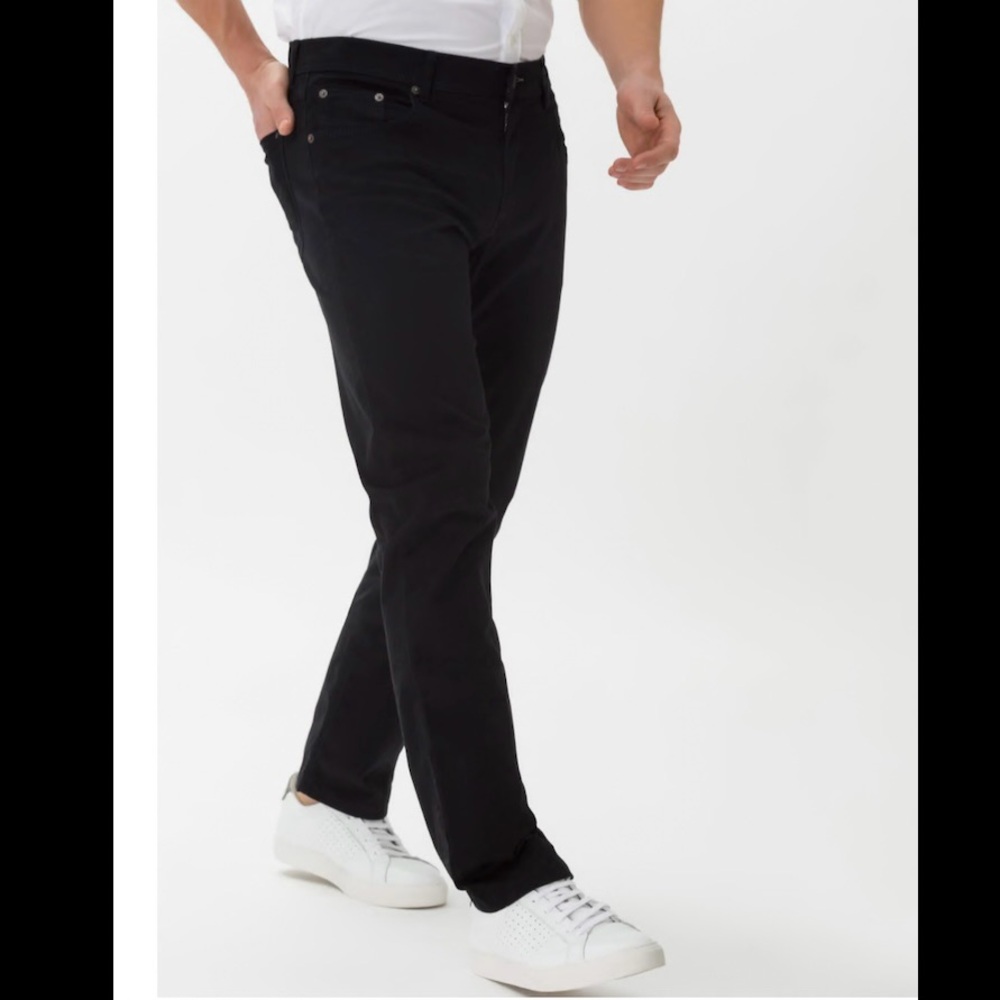 Brax Cooper Perma Black Five Pocket Pants 34x32